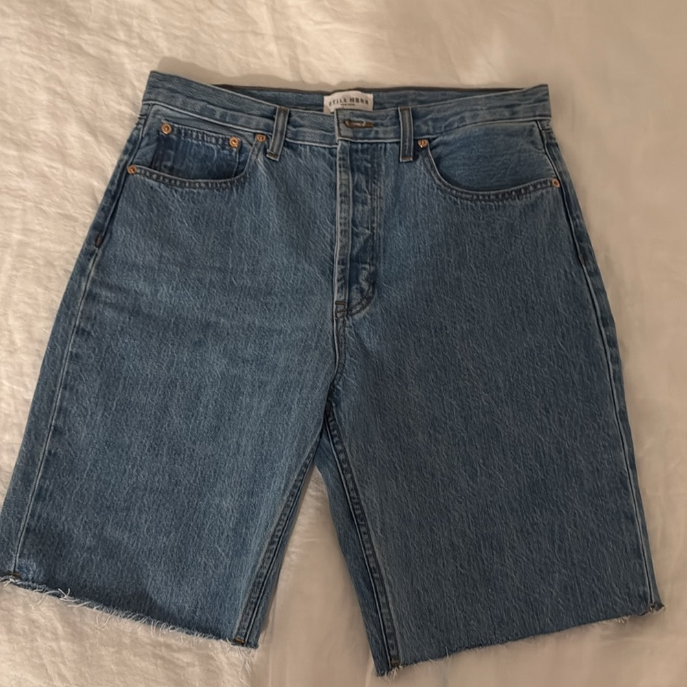 Still Here Cut Off Shorts - Picture 3 of 4